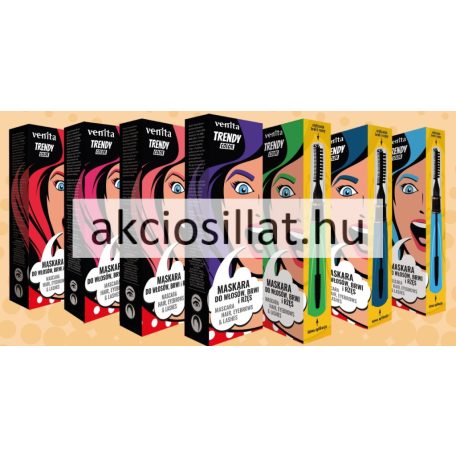 Venita Trendy Color Maskara Intriguing Rose 32 3in1 haj, szempilla és szemőldők színezésére 13g
