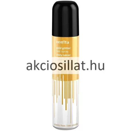 Venita Gold Spray arany csillámos hajlakk 75ml flakonban