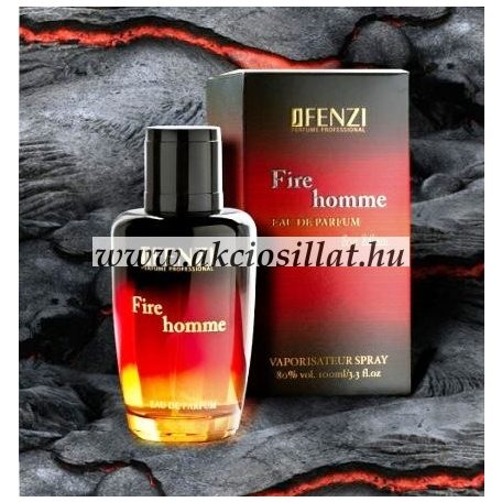 J.Fenzi Fire Homme EDP 100ml / Christian Dior Fahrenheit parfüm utánzat