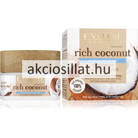 Eveline Rich Coconut Multi hidratáló arckrém 50ml