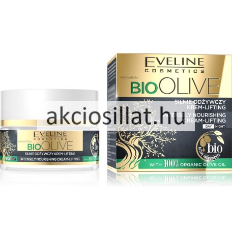 Eveline Bio Olive Intenzíven tápláló lifting-krém 100% olívaolajjal 50ml