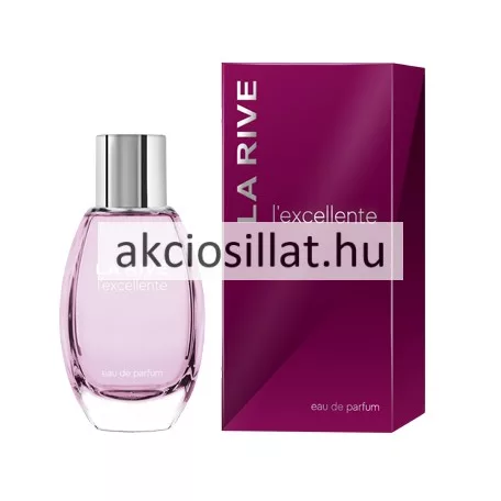 La Rive Lexcellente EDP 100ml női parfüm és meggylila díszdoboz rózsaszín üvegben