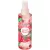 La Rive Sweet Memory 200ml-es női test- és hajpermet magas, átlátszó flakonja szamóca és málna grafikákkal, halványrózsaszín fújófejjel és áttetsző kupakkal.
