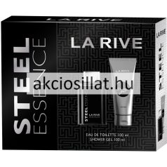 La Rive Steel Essence ajándékcsomag (EDT + Tusfürdő)