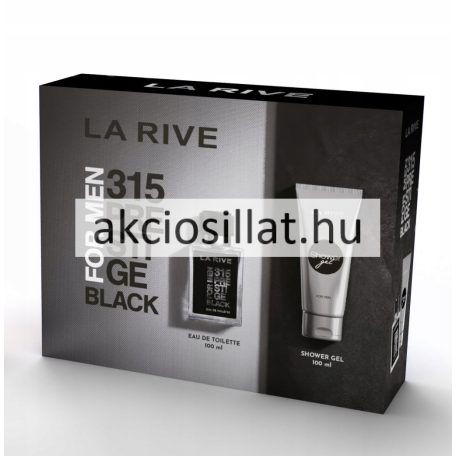 La Rive 315 Prestige Black ajándékcsomag (EDT + Tusfürdő)