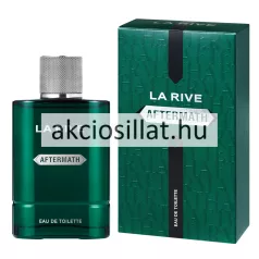 La Rive Aftermath 100ml-es női Eau de Toilette elegáns üvegben a Prada Paradigme karakterével.