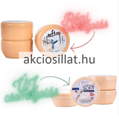 Editt Cosmetics Perfect Soft Ultra Kecsketej Parabénmentes arc és testkrém 190ml