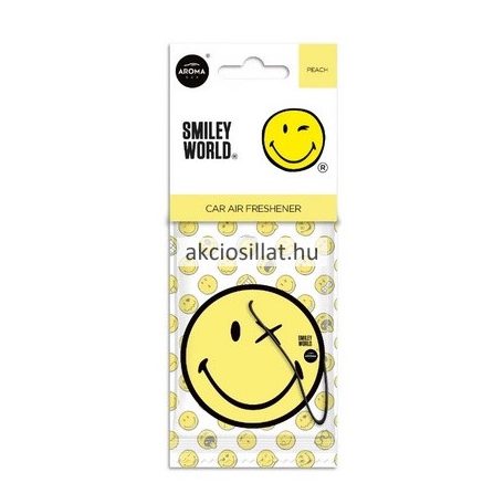 Aroma Car Smiley World Peach Barackos autóillatosító