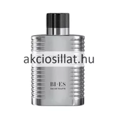 A Bi-Es Cyberman EDT 100ml Paco Rabanne Phantom parfüm utánzat.jpg képen a férfi Eau de Toilette ezüst színű, bordázott oldalú flakonja látható fekete kupakkal, a fehér színű gyári doboza mellett.