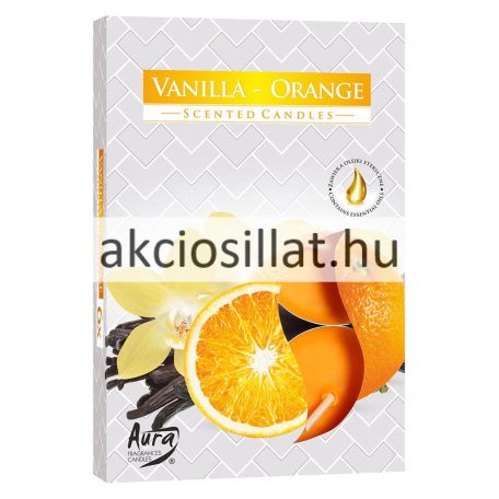 Aura Vanilla Orange illatos teamécses 6db