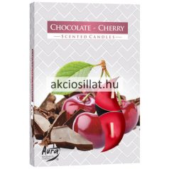 Aura Chocolate Cherry illatos teamécses 6db