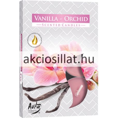 Aura Vanilla Orchid illatos teamécses 6db