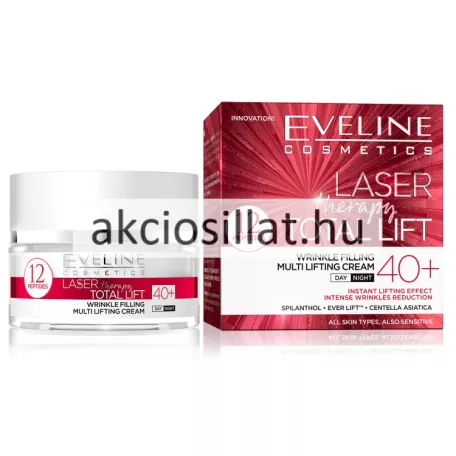 Eveline Laser Therapy Total Lift 40+ nappali és éjszakai arckrém 50ml