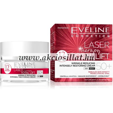 Eveline Laser Therapy Total Lift 50+ nappali és éjszakai arckrém 50ml