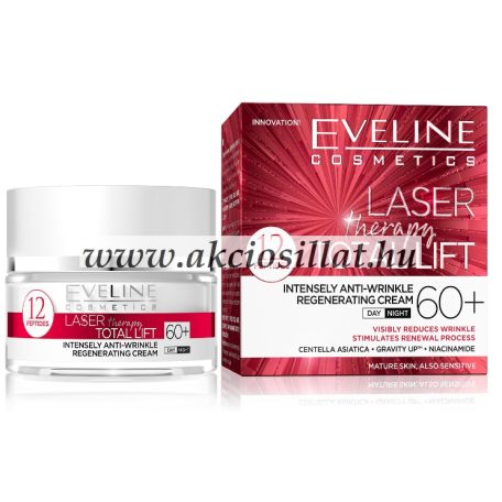 Eveline Laser Therapy Total Lift 60+ nappali és éjszakai arckrém 50ml