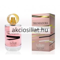 Luxure Triunfadora 100ml Eau de Parfum női illat elegáns üvegben, virágos összetevőkkel.