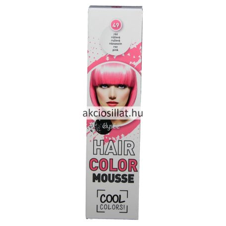 Élysée Hair Color Mousse Hajszínezőhab 75ml Rózsaszín 49