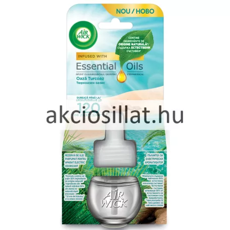 Air Wick Elektromos Utántöltő Türkiz Oázis 19ml