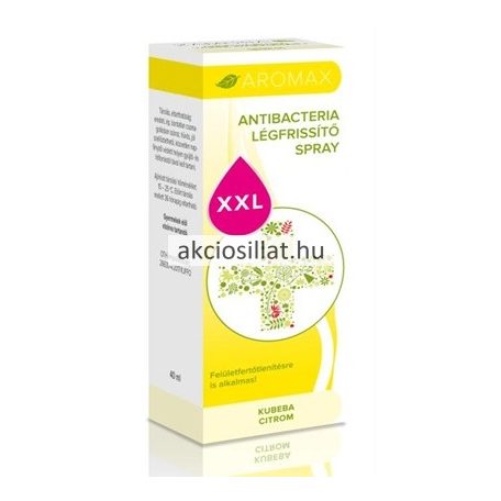 Aromax Antibacteria Légfrissítő Spray Kubeba, citrom 40ml