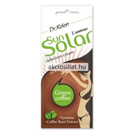 Dr.Kelen SunSolar Green Coffee szoláriumkrém 12ml