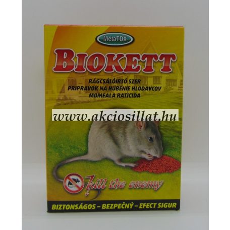 Biokett rágcsálóirtó szer ( egér - patkány) 150g