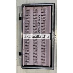 Műszempilla tincses rövid 60db tincsenkén 8 pilla
