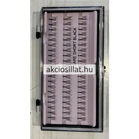 Műszempilla tincses rövid 60db tincsenkén 8 pilla