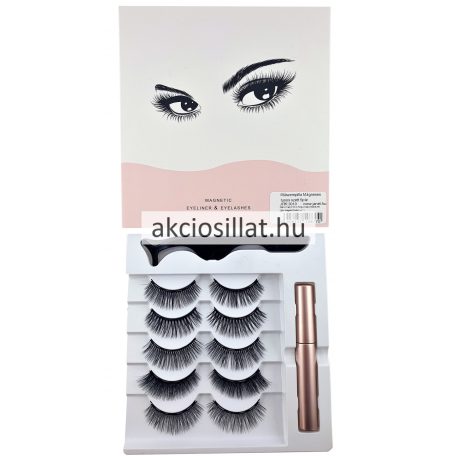Mágneses műszempilla 5 pár + tus + aplikátor