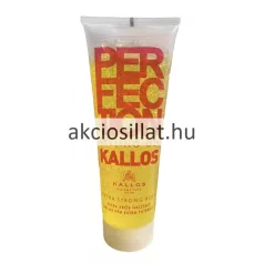 Kallos Perfection Styling Gel 250ml extra erős sárga hajzselé B5-provitaminnal tubusos kivitelben