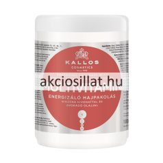   Kallos Kjmn Multivitamin Energizáló hajpakolás Ginzeng és Avokádó olajjal 1L
