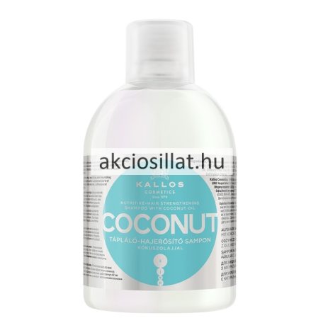 Kallos Kjmn Coconut Tápláló Hajerősítő Sampon Kókuszolajjal 1000ml