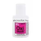 Kallos Professional illatosított oxi krém 9 százalékos 60ml oxidációs emulzió fehér flakonban ciklámen címkével