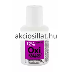 Kallos Professional illatosított oxi krém 12 százalékos 60ml oxidációs emulzió fehér flakonban lila címkével