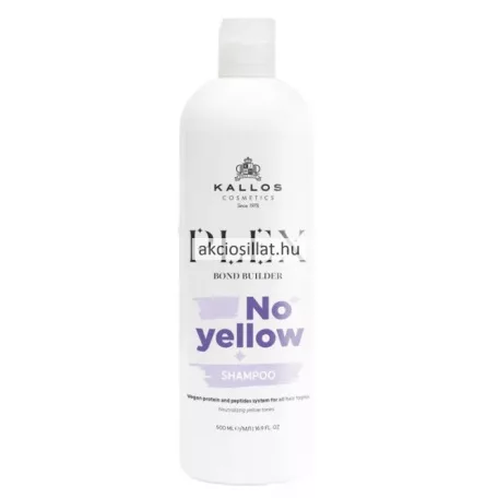 Kallos Plex No Yellow sampon sárga tónusok ellen 500ml