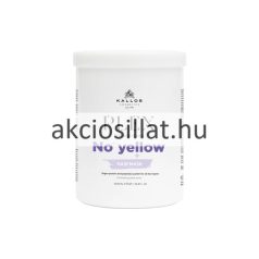   Kallos Plex No Yellow Hamvasító Hajpakolás sárga tónusok ellen 1000ml 