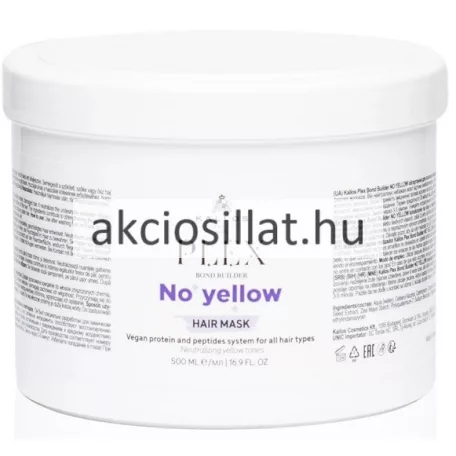 Kallos Plex No Yellow Hamvasító Hajpakolás sárga tónusok ellen 500ml 