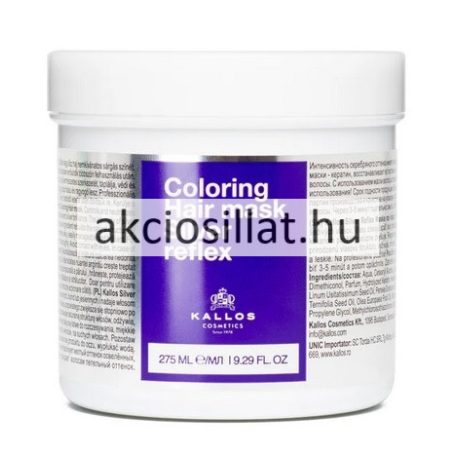 Kallos Silver Reflex hamvasító hajpakolás 275ml