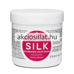 Kallos Kjmn Silk hajpakolás olívaolajjal és selyemproteinnel 275ml-es tégely