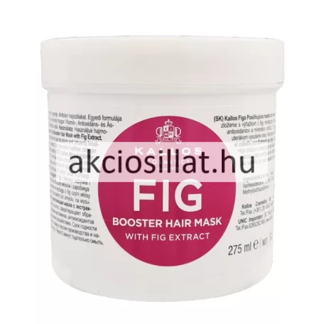 Kallos Kjmn Fig hajerősítő hajpakolás füge kivonattal 275ml tégelyes kiszerelésben.