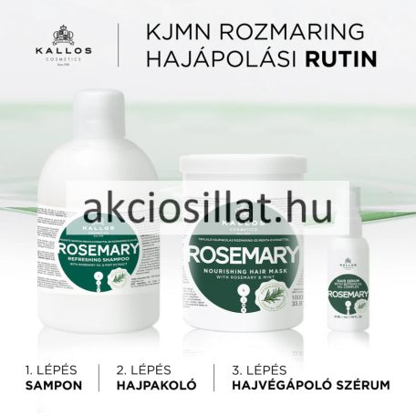Kallos Kjmn Rozmaring Hajvégápoló Szérum Növényi Olaj komplex-szel 50ml