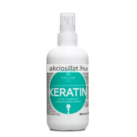 Kallos Kjmn Keratin 14 in 1 hajban maradó hajápoló spray 200ml