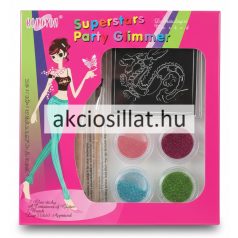 Ronron Superstars Party Glimmer Glitteres Tetováló csomag