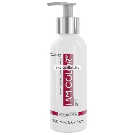 Imperity I Am Color Vegán Hajszínező Gél Red piros 150ml