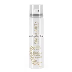 Imperity Singularity Scalp Protector Mousse 100ml-es professzionális fejvédő hab fehér flakonban, arany színű molekula mintás felirattal.