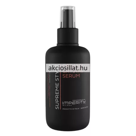 Imperity Supreme Style 150ml-es Krémes Kristály Szérum elegáns matt fekete flakonja professzionális pumpás adagolófejjel.