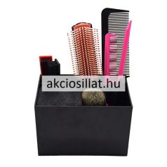 Eszköztartó és Olló tartó fekete 6 rekeszes