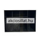 Eszköztartó és Olló tartó fekete 6 rekeszes