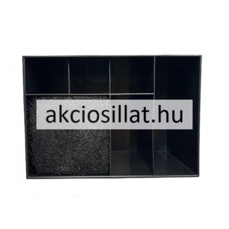 Eszköztartó és Olló tartó fekete 6 rekeszes