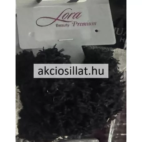 Lora Hajgumi Vastag Fekete Bolyhos 1db