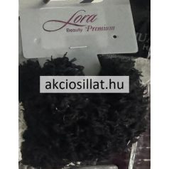 Lora Hajgumi Vastag Fekete Bolyhos 1db